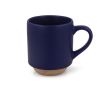 Tasse avec design élégant finlandais sur la partie inférieure 180ml couleur bleu foncé