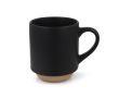 Tasse avec design élégant finlandais sur la partie inférieure 180ml couleur noir