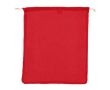 Sac réutilisable en coton pour fruits et légumes 40x45 cm couleur rouge