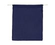 Sac réutilisable en coton pour fruits et légumes 40x45 cm couleur bleu foncé