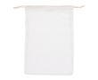 Sac réutilisable en coton pour fruits et légumes 30x40 cm couleur blanc