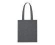 Sac en coton recyclé avec poignées résistantes et capacité de 5 kg couleur gris