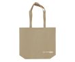 Sac écologique en RPET avec soufflet et poignées assorties 100 g/m2 couleur beige