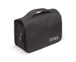 Trousse de toilette pliable avec compartiments et crochet couleur noir