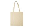 Sac en coton avec certification OEKO-TEX avec soufflet 140 g/m2 couleur beige