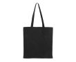 Sac en coton avec certification OEKO-TEX de couleurs 140 g/m2 couleur noir