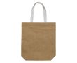 Sac en jute avec anses épaisses en toile 340 g/m2 et capacité de 8kg couleur naturel