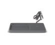 Organisateur de bureau avec compartiments et chargeur sans fil couleur gris