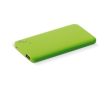 Batterie externe rectangulaire de couleur avec ventouses couleur vert lime
