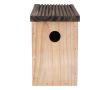 Maison de jardin pour oiseaux avec ouverture de 30 mm et fentes couleur bois