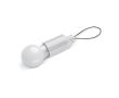 Lampe avec 1 LED avec poignée pour accrocher à un porte-clés ou un sac couleur blanc