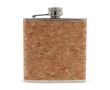 Flasque compacte en acier inoxydable et liège 170ml couleur naturel