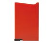Porte-cartes en ABS de différentes couleurs avec bouton et RFID couleur rouge