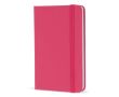 Carnet en PU de plusieurs couleurs vives avec pages lignées FSC A6 couleur rose