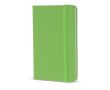 Carnet en PU de plusieurs couleurs vives avec pages lignées FSC A6 couleur vert lime