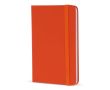 Carnet en PU de plusieurs couleurs vives avec pages lignées FSC A6 couleur orange