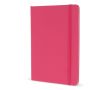 Carnet en PU de plusieurs couleurs vives avec pages lignées FSC A5 couleur rose