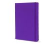 Carnet en PU de plusieurs couleurs vives avec pages lignées FSC A5 couleur mauve