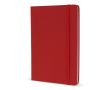 Carnet en PU de plusieurs couleurs vives avec pages lignées FSC A5 couleur rouge