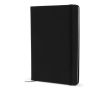 Carnet en PU de plusieurs couleurs vives avec pages lignées FSC A5 couleur noir