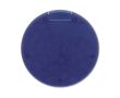 Distributeur de menthes sans sucre dans une boîte circulaire colorée couleur bleu