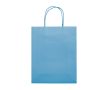 Sac moyen en papier kraft coloré pour cadeau 120 g/m2 couleur bleu ciel
