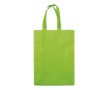 Grand sac non-tissé laminé mat avec poignées assorties 105 g/m2 couleur vert lime