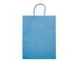 Grand sac en papier kraft coloré pour cadeau 120 g/m2 couleur bleu ciel