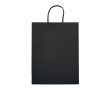 Grand sac en papier kraft coloré pour cadeau 120 g/m2 couleur noir