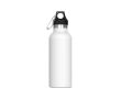 Gourde en acier inoxydable 100% anti-fuite avec mousqueton 500ml couleur blanc