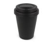 Gobelet à emporter en plastique recyclé aux couleurs vives 250ml couleur noir