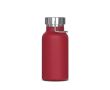 Gourde en acier inoxydable avec revêtement en poudre 350ml couleur rouge foncé