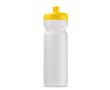 Bidon sportif en plastique organique fabriqué en UE 750ml couleur jaune transparent