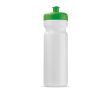 Bidon sportif en plastique organique fabriqué en UE 750ml couleur vert transparent