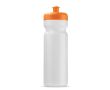 Bidon sportif en plastique organique fabriqué en UE 750ml couleur orange transparent