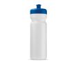 Bidon sportif en plastique organique fabriqué en UE 750ml couleur bleu transparent