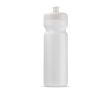 Bidon sportif en plastique organique fabriqué en UE 750ml couleur blanc transparent