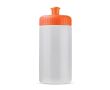 Bidon sportif en bioplastique sans BPA fabriqué en UE 500ml couleur orange transparent