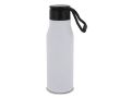 Gourde en acier inoxydable aux couleurs mates avec corde 600ml couleur blanc