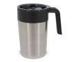 Tasse en acier inoxydable à double paroi de 400ml couleur argenté