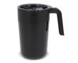 Tasse en acier inoxydable à double paroi de 400ml couleur noir