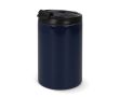 Gobelet à emporter anti-fuite en acier inoxydable coloré 200ml couleur bleu foncé