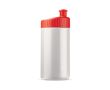 Bidon de sport en plastique sans BPA et 100% anti-fuite 500ml couleur rouge