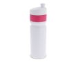 Gourde de sport sans BPA avec bord coloré fabriqué en UE 750ml couleur rose