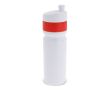 Gourde de sport sans BPA avec bord coloré fabriqué en UE 750ml couleur rouge