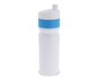 Gourde de sport sans BPA avec bord coloré fabriqué en UE 750ml couleur bleu ciel