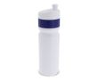 Gourde de sport sans BPA avec bord coloré fabriqué en UE 750ml couleur bleu foncé