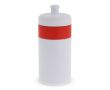 Gourde de sport sans BPA avec détail coloré 500ml couleur rouge