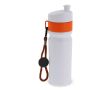 Gourde de sport sans BPA avec détail coloré et sangle 500ml couleur orange
