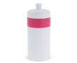 Gourde de sport sans BPA avec détail coloré 500ml couleur rose